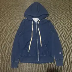 チャンピオン リバースウィーブ ジップパーカー インディゴ