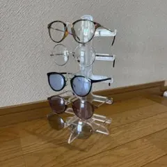 【美品】 メガネ サングラス クリアスタンド