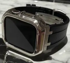 Apple Watch46ラバーバンドベルト アップルウォッチカバーケース/46