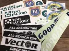 Tent Factory Subaru Goodyear ステッカーセット
