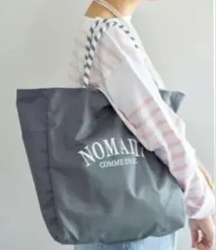 NOMADIS ノマディス　リバーシブルトートバッグ　ブルーグレーのサムネイル
