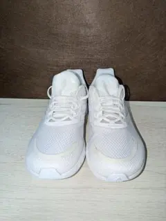 美品 adidas スニーカー ホワイト ランニングシューズ 27.5 デュラモ