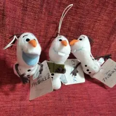 ディズニー アナと雪の女王2 オラフ エクストラマスコット　3種類セット