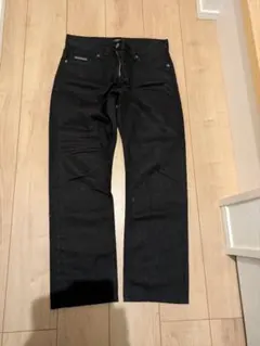 【BURBERRY BLACK LABEL】ブラックジーンズ サイズ73