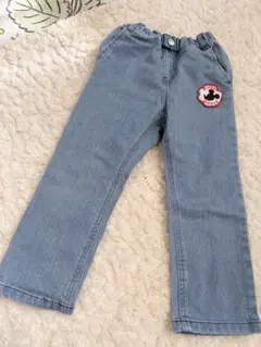 BABYDOL デニムパンツ 100cm ミッキー刺繍