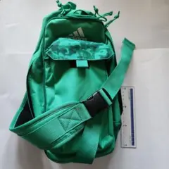 アディダスシューズバッグ グリーン 6L