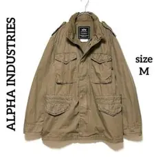 1849 ALPHA INDUSTRIES M65ミリタリージャケットM カーキのサムネイル