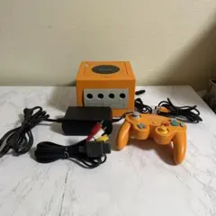 ✨ゲームキューブ オレンジ 本体 コントローラー✨押入れ整理品 
