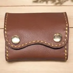 ボックス型コインケース 【黒柿】