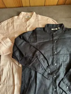 UNIQLO U ユニクロ スタンドカラーシャツ2枚