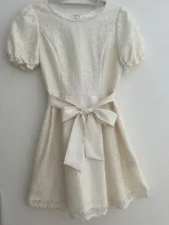 [匿名取引] LODISPOTTO レース ホワイト ワンピース