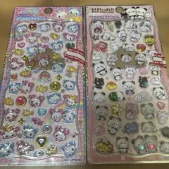 ストーン付きジュエルプチドロップ　もちもちぱんだ・Happy March