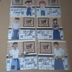 6点セット 名探偵コナン マグネットシート コースター