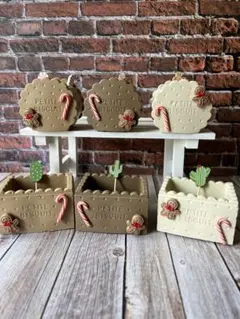 ♡クッキーのモルタル鉢セット♡