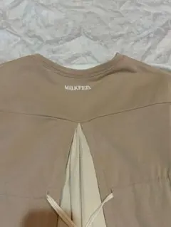 美品 MILKFED. ベージュ ノースリーブミニワンピース チュニック