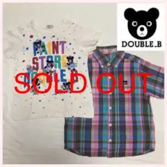 美品　ダブルビー　120cm ブラウス　Tシャツ　まとめ売り