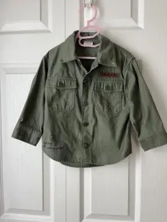 BREEZE オリーブグリーン シャツ 100cm