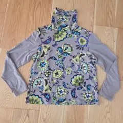 TOKUKO 1er VOL 花柄ハイネック長袖トップスsize9