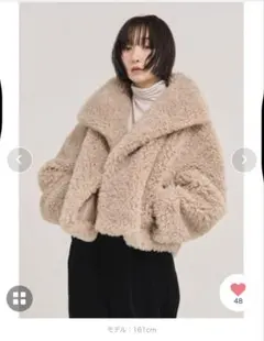 FMiBL ファミル　オーバーサイズボアブルゾン