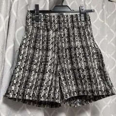 GRL グレイル　ツイードハイウエストショートパンツ