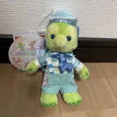 新品　オルメル　２０周年　ぬいぐるみバッジ　カラフルハピネス　ダッフィー