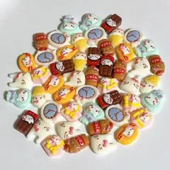 サンリオ キャラクター ネイルパーツ デコレーション レジン セット 50個