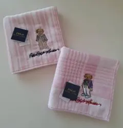 ラルフローレン　ポロベア　タオルハンカチセット