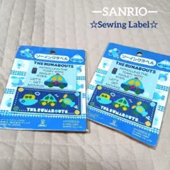【SANRIOワッペン】THE RUNABOUTS 2枚セット　ソーイングラベル