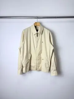 【王道】バーバリーロンドン スイングトップ ノバチェック 刺繍ロゴ L ベージュ