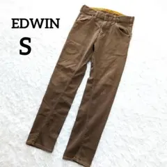 EDWIN　エドウィン　カラーデニムパンツ　ストレッチ　ブラウン　S　7062