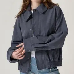 tina jojun ジップアップコンパクトブルゾン ジャケット