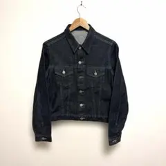 美品　オールドユニクロ デニムジャケット　レディース　L 濃紺　インディゴ