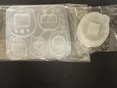 シリコンモールド　２点セット　たまごっち風