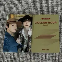 ATEEZ GOLDENHOUR makestar ユニットトレカ ユノ ウヨン