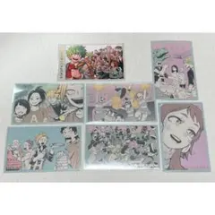 ヒロアカ原画展 メモリアルコレクション 緑谷 A組 B組 集合 麗日 7点