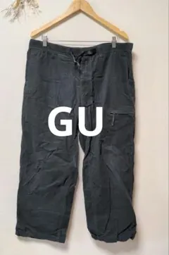GU ジーユー コーデュロイ パンツ 大きいサイズ グレー