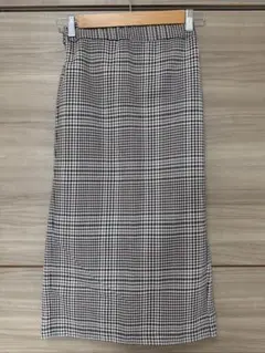 【GU】Mサイズ　チェック柄タイトスカート