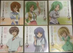 ひぐらしのなく頃に暦 イベント入場特典 ミニ色紙 全6種コンプリートセット ひぐらしのなく頃に暦 イベント入場特典 ミニ色紙 全6種コンプリート