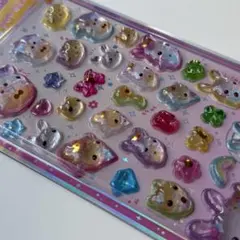 フワフワらびちゃん うるちゅるポップシール