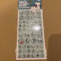 スヌーピー　タイルみたいなシール　削れあり
