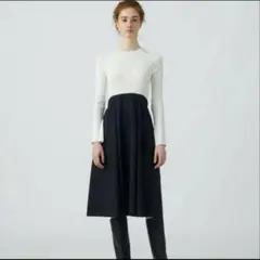 Ballsey バイカラーワンピース