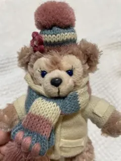 シェリーメイ　ニット帽マフラー白コート　ぬいぐるみバッジキーホルダー　2012冬