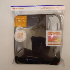 uniqlo 極暖ヒートテックコットンクルーネックT/9分袖 黒