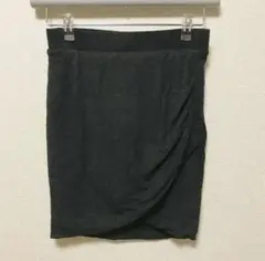 ZARA ザラ　チャコールグレー　セクシー　シンプル　タイトスカート