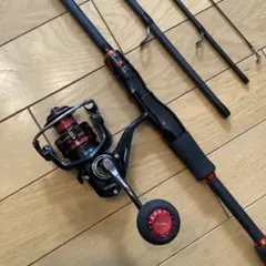 スーパーライトショアジギングセット・2ピースロッド&3000番リールジグ