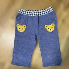ミキハウス パンツ 100cm クマ刺繍