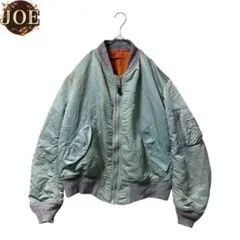 【希少】USA製ALPHAヴィンテージMA-1 IDEALジップ実物放出級 短丈