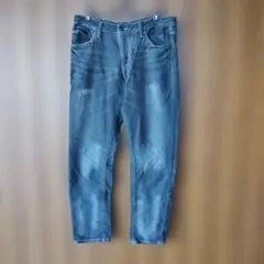 ジャージ素材 デニムパンツ