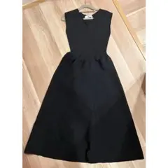 ラグナムーン ノースリーブロングワンピース ネイビー Sサイズ 美品