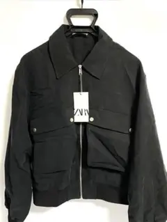 限定セール 未使用 ZARA ブラック ジャケット M